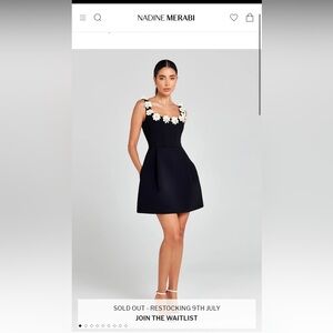 Brand New Nadine Merabi XS Cindy dress.